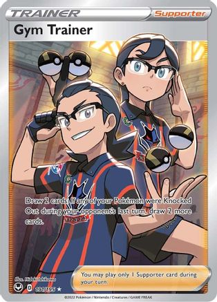 Gym Trainer 191/195 - Silver Tempest Holofoil