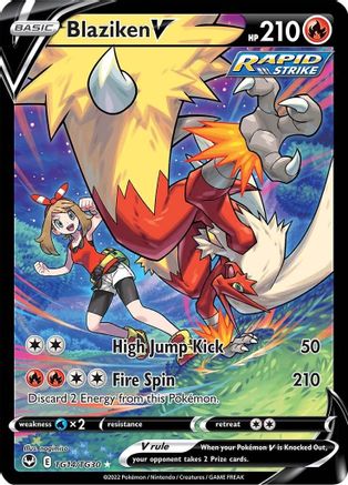 Blaziken V TG14/30 - SWSH12 Silver Tempest Trainer Gallery Holofoil