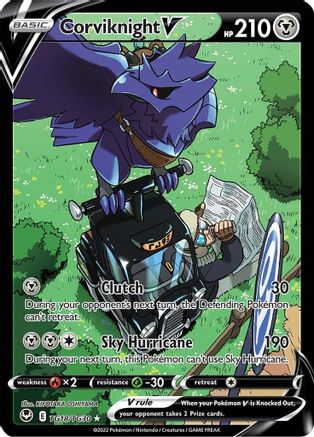 Corviknight V TG18/30 - SWSH12 Silver Tempest Trainer Gallery Holofoil