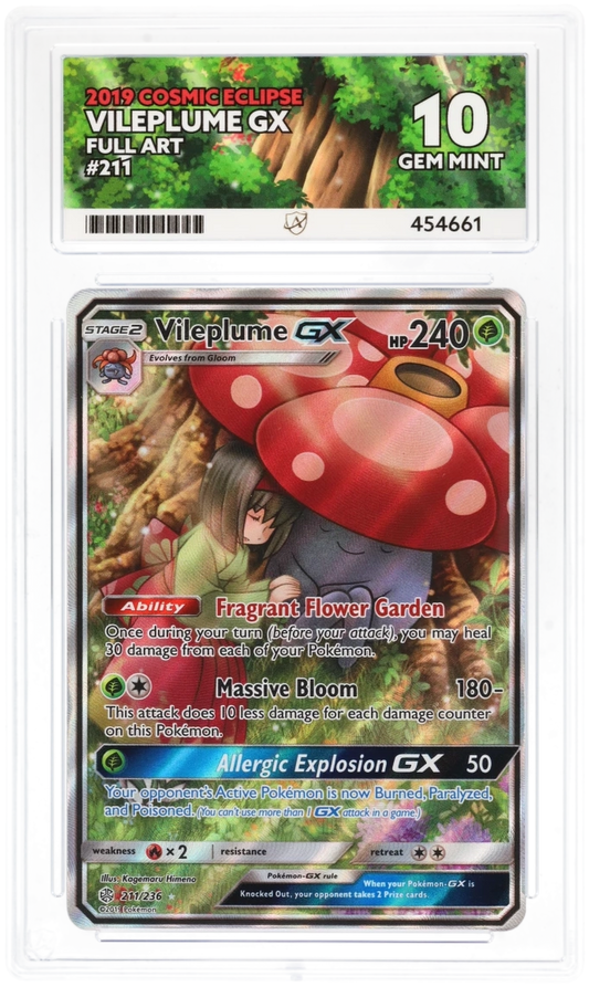 Vileplume GX Full Art 211/236 - Ace 10 - Cosmic Eclipse