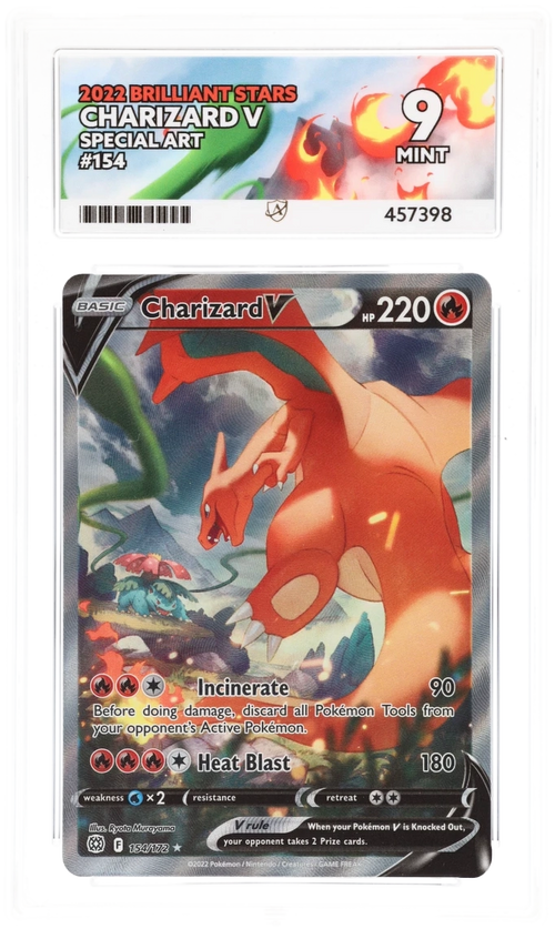 Charizard V 154 - Ace 9 - Brilliant Stars