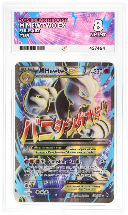 M Mewtwo EX Full Art 159/162 - Ace 8 - 2015 Breakthrough