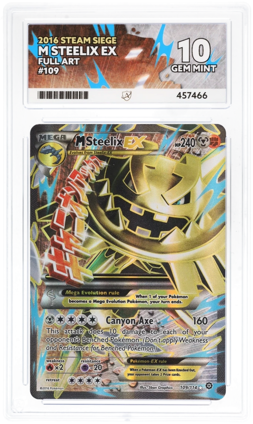 ACE 10 - M Steelix EX - 109/114 - Steam Siege - Pokemon - front