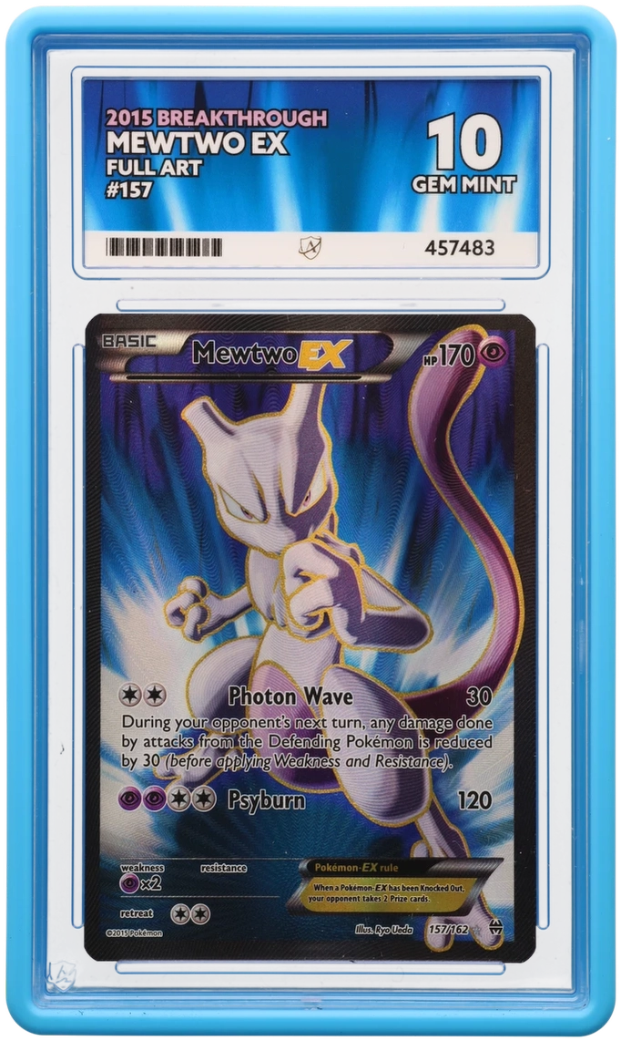 Mewtwo EX Full Art 157/162 - Ace 10 - 2015 Breakthrough