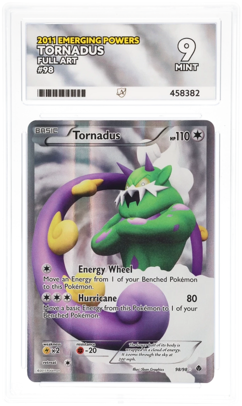 Tornadus Full Art 98/98 - Ace 9 - 2011 Emerging Powers