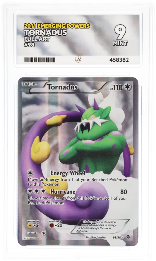 Tornadus Full Art 98/98 - Ace 9 - 2011 Emerging Powers