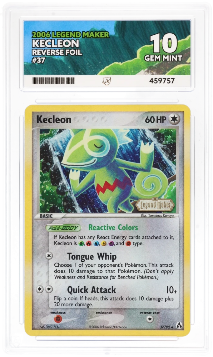 ACE 10 - Kecleon - 37/92 - Legend Maker - Pokemon - front