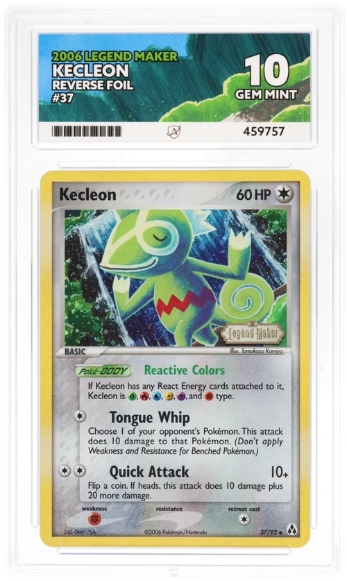 ACE 10 - Kecleon - 37/92 - Legend Maker - Pokemon - front