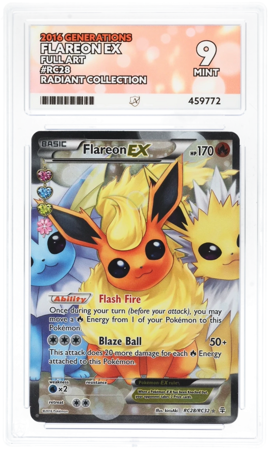 Flareon EX Full Art RC28/RC32 - Ace 9 - Generations