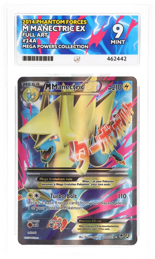 M Manectric EX 24A - Ace 9 - 2014 Phantom Forces