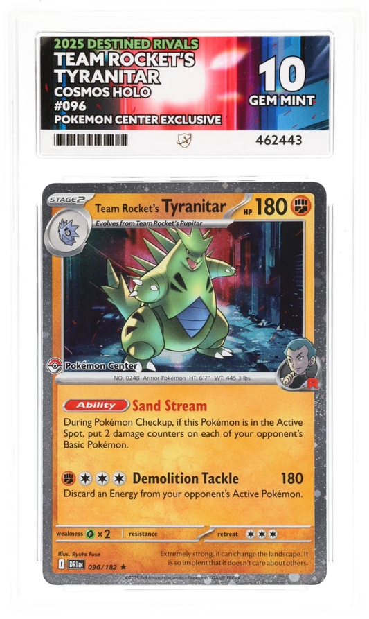 Team Rocket's Tyranitar 096 - Ace 10 - Pokemon Center Exclusive