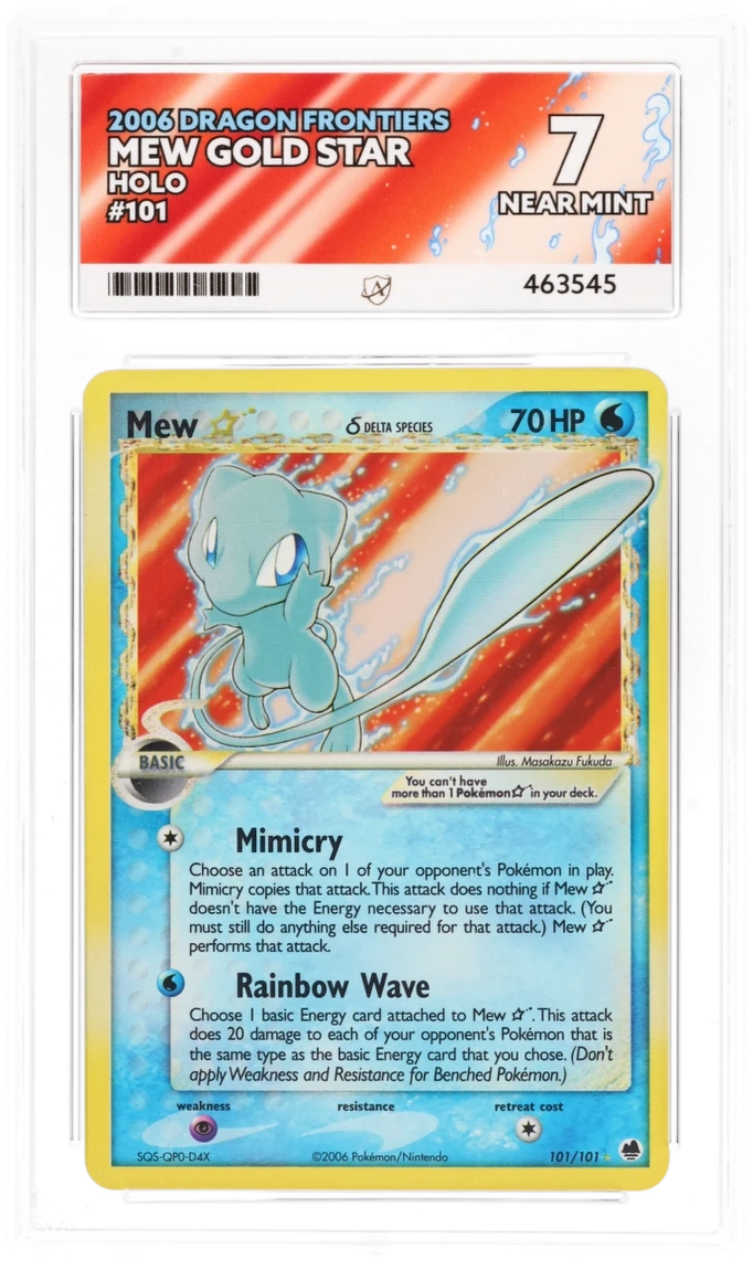 ACE 7 - Mew Gold Star - 101/101 - Dragon Frontiers - Pokemon
