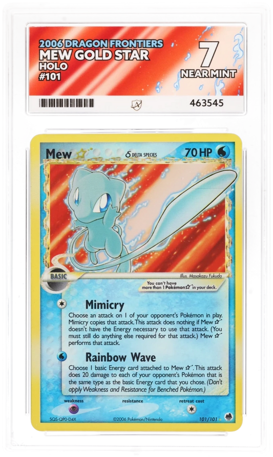 ACE 7 - Mew Gold Star - 101/101 - Dragon Frontiers - Pokemon