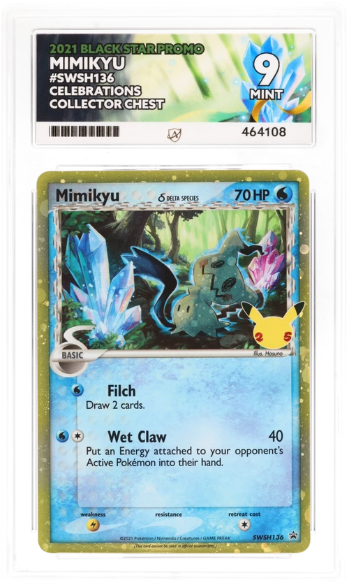Mimikyu SWSH136 - Ace 9 - Celebrations Collector Chest