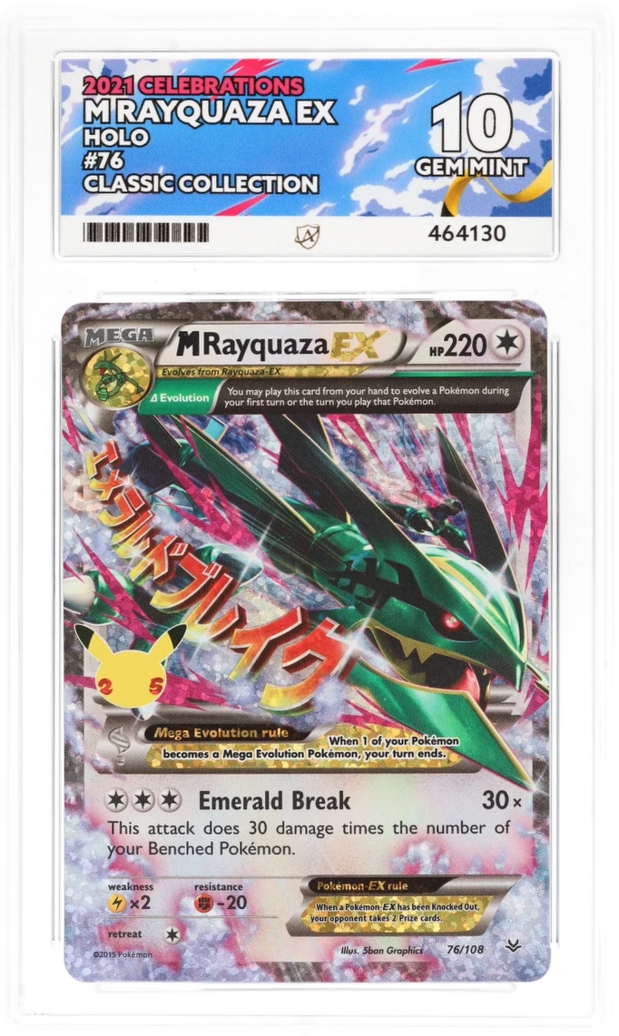 ACE 10 - M Rayquaza EX - 76/108