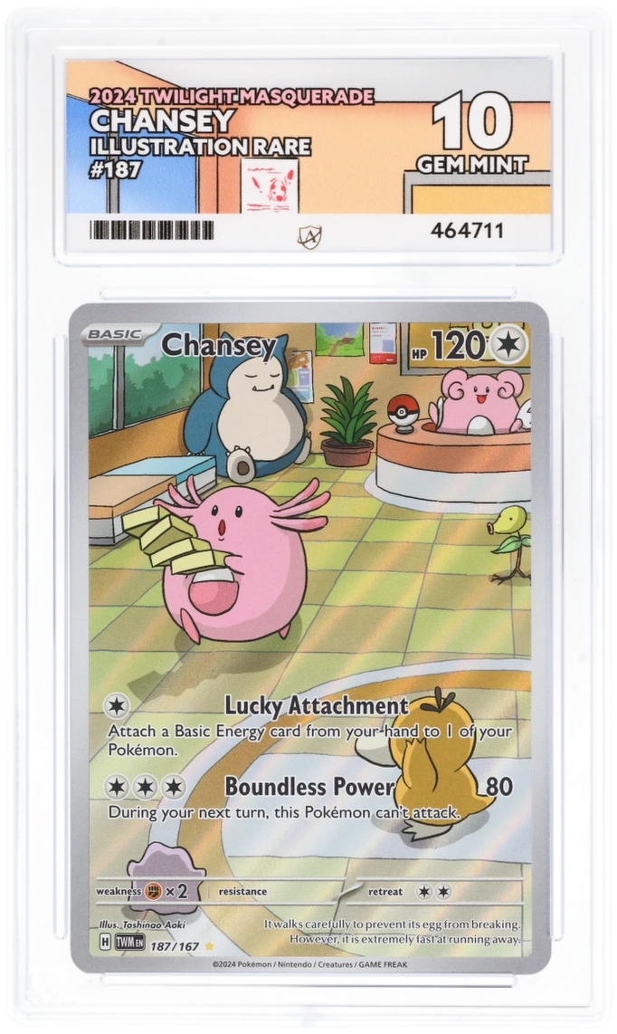 ACE 10 - Chansey - 187/167 - Twilight Masquerade - Pokemon