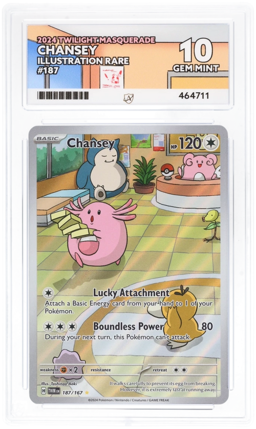 ACE 10 - Chansey - 187/167 - Twilight Masquerade - Pokemon