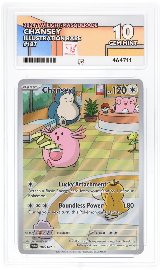 ACE 10 - Chansey - 187/167 - Twilight Masquerade - Pokemon