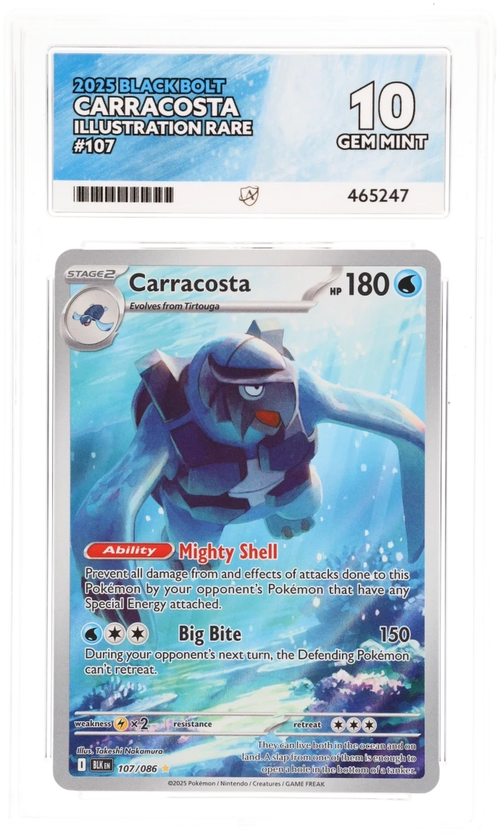ACE 10 - Carracosta - 107/086 - Black Bolt - Pokemon