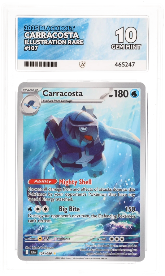 ACE 10 - Carracosta - 107/086 - Black Bolt - Pokemon