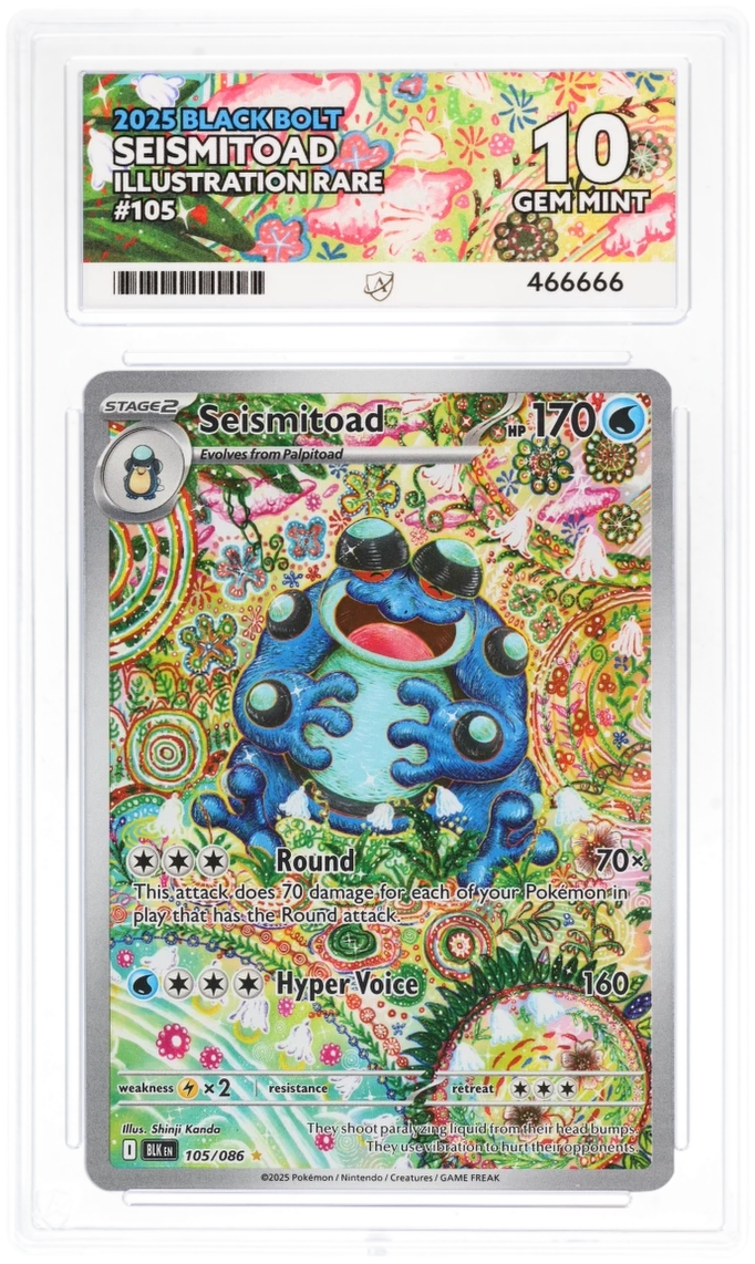 Seismitoad IR 105 - Ace 10 - 2025 Black Bolt