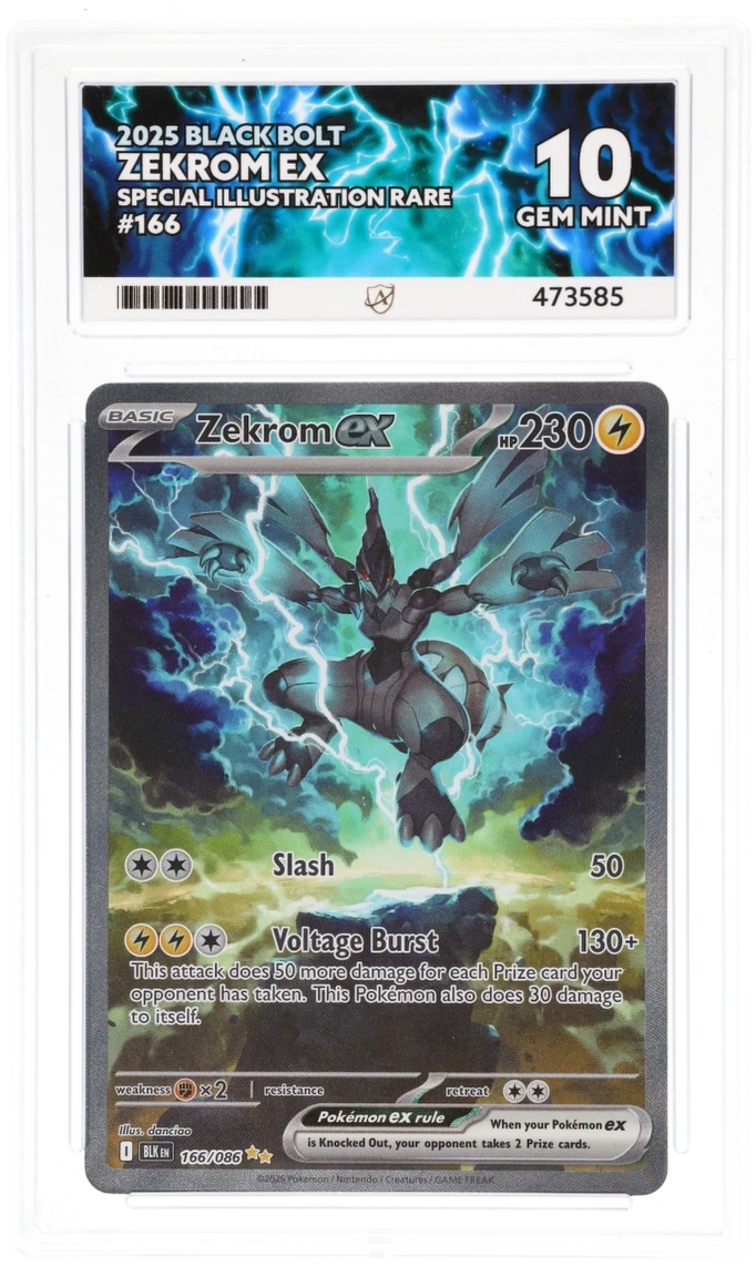 Zekrom EX SIR 166/086 - Ace 10 - Black Bolt