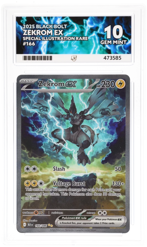Zekrom EX SIR 166/086 - Ace 10 - Black Bolt
