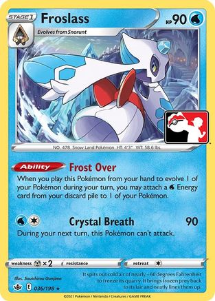 Froslass 36 - Prize Pack Series Cards
