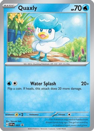 Quaxly 3 - SV Scarlet & Violet Promo Cards Holofoil