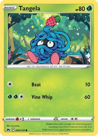 Tangela 4/159 - Crown Zenith Reverse Holofoil
