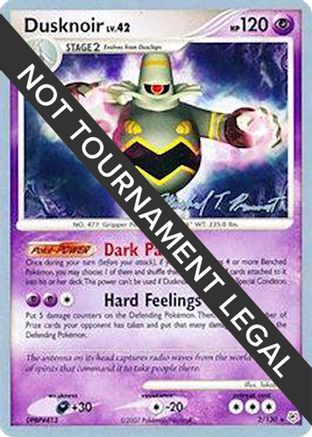 Dusknoir - 2010 (Michael Pramawat) 2 - World Championship Decks