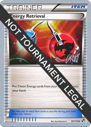 Energy Retrieval - 2011 (Christopher Kan) 92 - World Championship Decks