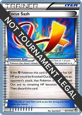 Focus Sash - 2015 (Alejandro Ng-Guzman) 91 - World Championship Decks