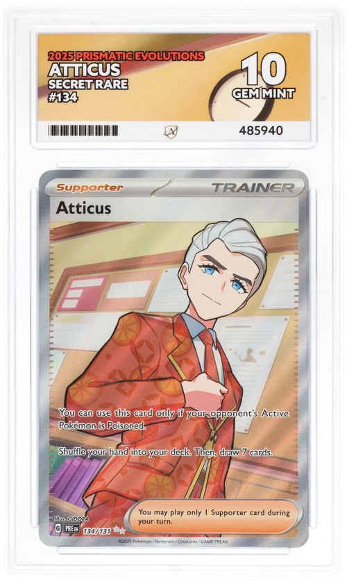 ACE 10 - Atticus - 134/131 - Prismatic Evolutions - Pokemon