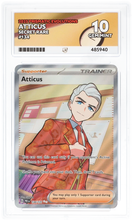 ACE 10 - Atticus - 134/131 - Prismatic Evolutions - Pokemon