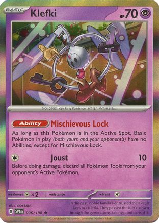 Klefki 96 - SV01 Scarlet & Violet Base Set Reverse Holofoil