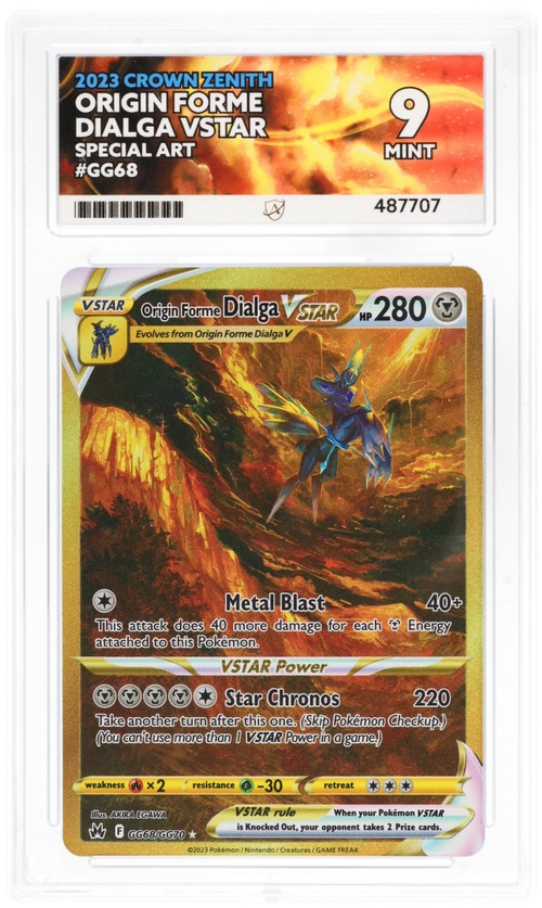 Origin Forme Dialga VSTAR GG68 - Ace 9 - Crown Zenith
