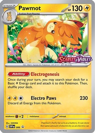Pawmot 6 - SV Scarlet & Violet Promo Cards Holofoil
