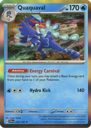 Quaquaval 54 - SV01 Scarlet & Violet Base Set Holofoil