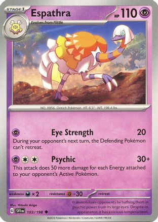 Espathra 103 - SV01 Scarlet & Violet Base Set Reverse Holofoil