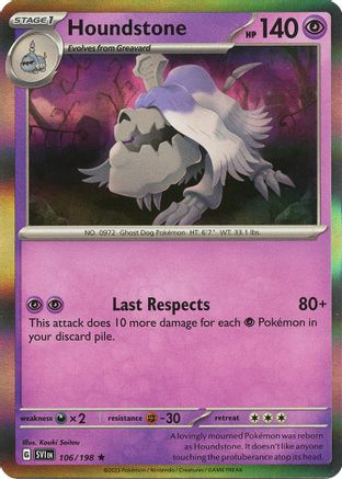 Houndstone 106 - SV01 Scarlet & Violet Base Set Holofoil
