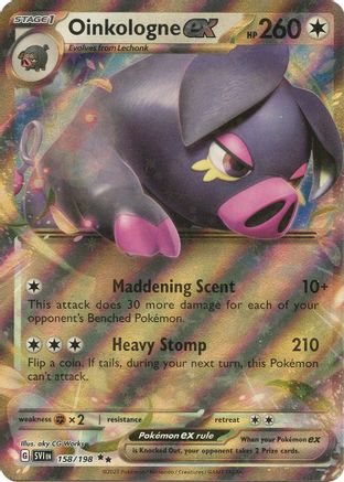 Oinkologne ex - 158/198 158 - SV01 Scarlet & Violet Base Set Holofoil