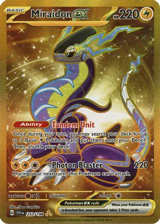 Miraidon ex - 253/198 253 - SV01 Scarlet & Violet Base Set Holofoil