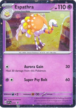 Espathra 10 - SV Scarlet & Violet Promo Cards Holofoil
