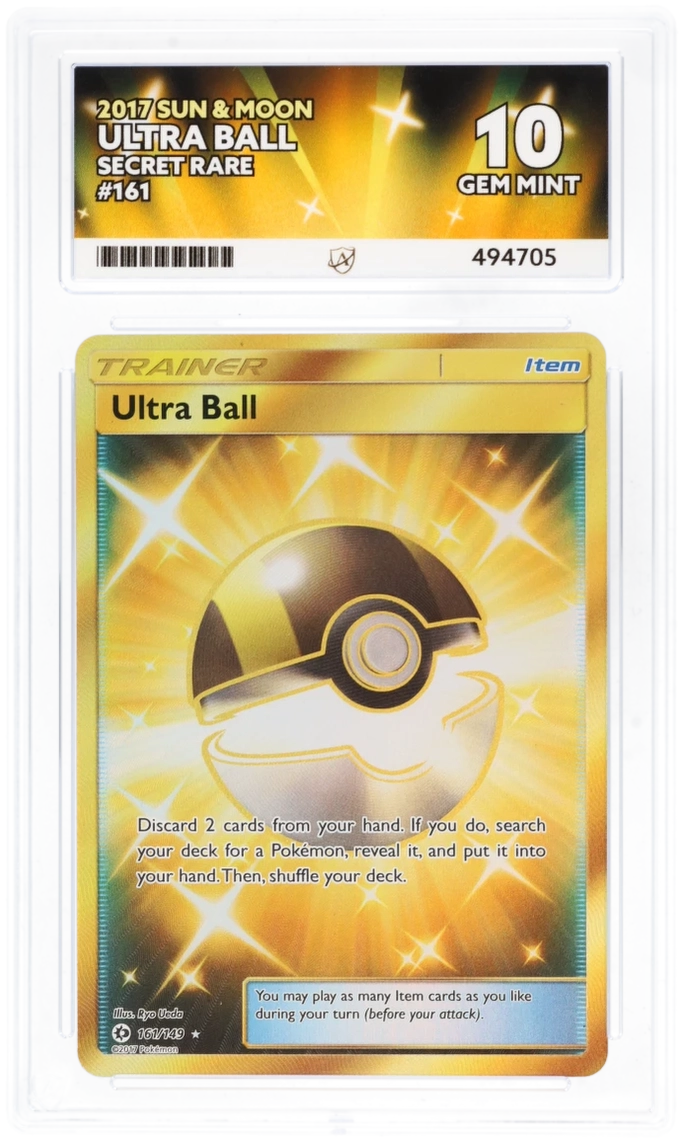 ACE 10 - Ultra Ball - 161/149 - Sun & Moon - Pokemon
