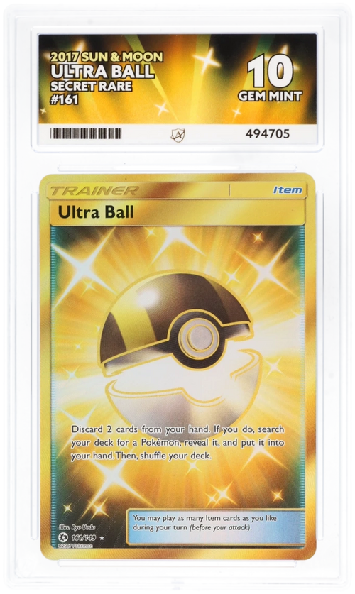 ACE 10 - Ultra Ball - 161/149 - Sun & Moon - Pokemon