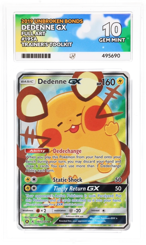 Dedenne GX 195A - Ace 10 - Unbroken Bonds