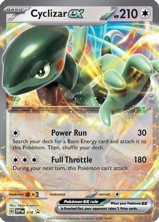 Cyclizar ex - 018 18 - SV Scarlet & Violet Promo Cards Holofoil