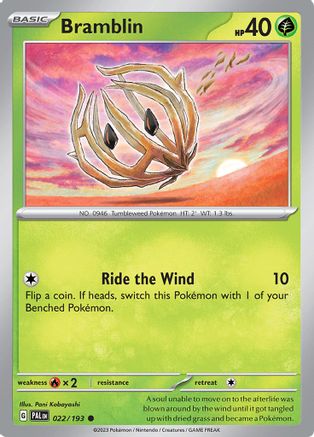 Bramblin - 022/193 22 - SV02 Paldea Evolved Reverse Holofoil