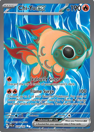 Chi-Yu ex - 234/193 234 - SV02 Paldea Evolved Holofoil